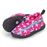 Sterntaler Baby - Mädchen Aqua-Schuhe mit Gummizug und rutschfester Sohle, Farbe: Magenta, Größe: 25/26, Alter: 3-4 Jahre, Art.-Nr.: 2512104