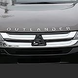 Auto Embleme Slim Bording 3D Brief Aufkleber Trim Für Mitsubishi Outlander Eclipse Cross Auto Zubehör Auto Aufkleber Styling Embleme (Color Name : for Outlander)