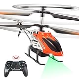 VATOS RC Hubschrauber 22 Minuten Fliegen Ferngesteuerter Hubschrauber 2,4 GHz & 3,5 Kanäle mit LED-Licht Mini Hubschrauber für Kinder Erwachsene Innen Bestes Hubschrauber Spielzeug Geburtstag Geschenk