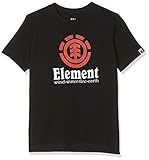 Element Vertical Boys Short Sleeve T-Shirt Age 4 Flint Black