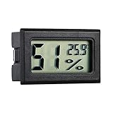 rongweiwang Wireless-LCD-Digital-Thermometer-Hygrometer Innenraum Haustier Thermometer Indoor Auto Auto-Temperatur-Feuchtigkeits-Messinstrument-Prüfvorrichtung