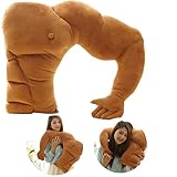 Demarkt Muskel Freund Plüsch Kissen Körper Arm Support Kissen Körper Schlaf Kissen Warm Plüsch Spielzeug Boyfriend Kuschelk