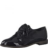 Tamaris Damen Businessschuhe, Frauen Schnürhalbschuhe,Touch It-Fußbett,Lackschuhe,klassisch,elegant,weiblich,Ladies,Black PATENT,41 EU / 7.5 U