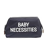 BABY NECESSITIES Kulturtasche Kosmetiktasche Babypflege in blau mit großer Öffnung, bleib