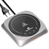 KitchenBoss Tassenwarmer Kaffeewarmer Elektrisch Getrankewarmer Cupwarmer Mugwarmer mit 3 Temperatureinstellungen Kaffeetassenw