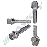 16 Radschrauben Radbolzen M12x1,5 Schaftlänge: 30mm Kegel 60° Kegelbund SW17