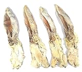 Kaninchenohren mit Fell 500g, ca 37 STK. Hasenohren, fettarm, Kauartikel, Kausnack