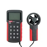 ZzheHou Windmesser Handheld-Windgeschwindigkeit USB-Windgeschwindigkeit Windtemperatur Luftvolumen-Tester-Spaltgas (Farbe : Grau, Size : 16.2x7.8x3cm)