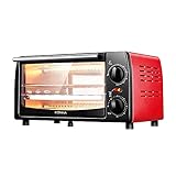 Toaster Backofen Mini Backofen Haushalt Kleine Multifunktions-Backmaschine 12L KapazitäT Kompaktes Design Einstellbare Temperatur Mit Timer Pizza Kuchen Grill HalogenöF
