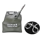 GAYBJ Benzineimer Leichte und tragbare Ölblase Benzin Dieselölbrennstoff-Wasser-Behälter-Tasche Gute Dichtungsleistung. Einfach, weiche Ölsack-Blase zu Falten,10L