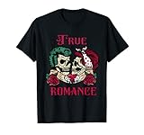 True romance Rock Schädel Tattoo Pin up rockabilly T-S