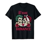 True romance Rock Schädel Tattoo Pin up rockabilly T-S