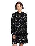 TOM TAILOR Denim Damen 1028965 Feminine Kleid, 28767-Black Minimal Print, XXL