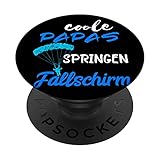 Coole Papas Springen Fallschirm Vater Fallschirmsprung PopSockets mit austauschbarem PopGrip