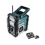 Makita DMR 112 RT1 Akku Baustellen Radio 7,2-18V Bluetooth DAB+ + 1x 5,0Ah Akku + Ladeg