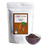 Lebepur BIO Kakao Nibs 1kg | Naturprodukt aus Peru | glutenfrei laktosefrei vegan | 100% grob zerbrochene Kakaobohnen | verwendbar als Topping für Müslis, Desserts, Smoothies | zuckerfreie Schokodrop