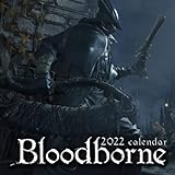 BIoodborne Calendar 2022: GAME 2022 CALENDAR: January 2022 - December 2022 OFFICIAL Squared Monthly Calendar, 12 Months | BONUS 4 Months 2021