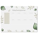 edelkern Schreibtischunterlage „Harmonie“ aus Papier für Kinder & Erwachsene | Ideal als Notizblock, Organizer, Wochenplaner & Tagesplaner | Perfekt für Deine tägliche To Do Liste | DIN A3