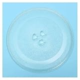【Haushaltsgeräte Zubehör】 Univeral 245mm Mikrowellenofen Glasscheibe Tablett Turntisch Y Type unten flache Palettenplatten für MIDEA und andere Verdicken 【Austauschbar】