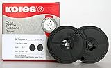 Kores - Nylon-Tintenband für Schreibmaschinen, schw