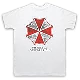 Death To Videodrome Resident Umbrella Corp Logo Evil Horror Game Film Herren T-Shirt, Weiß, 2XL