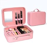 Kosmetiktasche Kulturtasche Kulturbeutel für Wasserdicht Reise Schminktasche Damen Große wasserdichte Waschtasche Make Up Tasche Organizer mit Einstellbaren Teiler Professionelle Bü