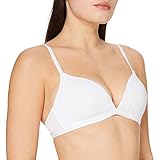 Skiny Damen Smart Cotton Triangel gepaddet Bügelloser BH, Weiß (White 0500), 80