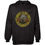 Guns & Roses Herren Guns N' Roses Classic Logo Kapuzenpullover, Schwarz, XL
