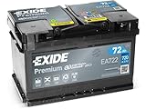 Exide EA722 Premium Carbon Boost Autobatterie 12V 72Ah 720