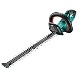 Bosch Akku Heckenschere AHS 55-20 LI (ohne Akku und Ladegerät , 18 Volt System, Schnittlänge 55cm, Messerabstand 20mm, im Karton)