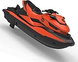 ZZZHS Kinderspielzeug Rc Bootsboote 2.4 GHz wiederaufladbar Wasserdicht Rc Speedboat Pools Lakes Hochgeschwindigkeitsfernbedienungsboot for Jungen Mädchen Kinder und Erwachsene (Color : Orange)