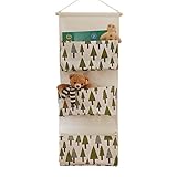 Starsglowing Hängende Tasche Aufbewahrungstasche Schrank Organizer Wand Tür Organizer Hängeorganizer Utensilientasche 3 Große Tasche (Bäume)