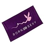 Born 2B Sexy Badetuch Handtuch Reisehandtuch Sauna Violett 70 x 140