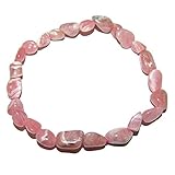 Janni-Shop-Armbänder Rhodochrosit Mini Nugget Armband A* Qualität ca. 19-20 cm, Größe der Nuggets ca. 5-10