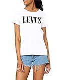 Levi's Damen The Perfect Tee T-Shirt, White (90's Serif T2 White+ 0781) ,L