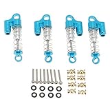 ZGQA-GQA RC Ersatzteile Metall Stoßdämpfer Dämpfer Kompatibel mit Axial Scx24 90081 1/24 Rc Raupenauto, B