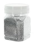 MIK Funshopping Schimmernder Glitzerpuder Glitzer-Pulver zum Basteln und Verzieren von Karten, bunter Glitter für Dekoration, (Silber 115g)