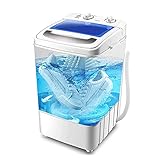 Z-COLOR Tragbare Mini Waschmaschine, halbautomatische, drei Funktionen von Waschschuhen waschen Kleidung spin-trocken, 15 lbs Kap