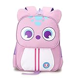 HJALing Kinderrucksack Bunter Leichter Und Moderner Babyrucksack SüßEr Cartoon Tier Design Auf Der Schultasche FüR Kinder 2-5 Jahre Alt Junge MäDchen Kleinkind Baby Kind Rucksack