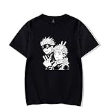 Jujutsu Kaisen T-Shirt Herren Damen, Anime Cosplay Tops Tee für Jungen Mädchen XXS-4XL