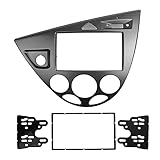 LIDADA Qbinbin Store Doppel 2 DIN-Radio Fascias Fit für Ford Fiesta 1995-2001 Fokus MK1. Das Strich-Kits-Stereo-Panel-Gesicht DVD Frame linker Handlauf (Color Name : Silver, Size : 178x100mm)