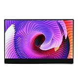 WWJJLL Tragbares Ultradünnes Display 13,3 Zoll, 1920 * 1080P IPS-Bildschirm Spielanzeige Handy-Extender HDR HDMI Kompatibel Mit Laptops, Mob