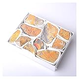 YSJJJBR Aquarium Dekorativer Stein 600-1000g Luxus Amethyst Geode Geschenkbox Natürliche Kristall Quarz Stein Zauberstab Point Energie Heilung Mineralstein Rock Geode (Color : 1)