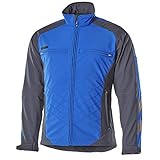 Mascot Dresden Softshell Jacke Herren | Große Farbauswahl | Ergonomische Passform | Reflexeffekte | Winddicht Wasserabweisend Atmungsaktiv Top Qualität (2XL, Kornblau/Schwarzblau)