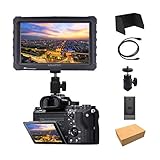 Schwarz Lilliput A7s 7 Zoll 1920x1200 HD IPS Camera Field Monitor Kamera Feldmonitor Feld Monitor 4K HDMI for DSLR Mirrorless Camera A7 A7R A7S III A6500 A9 Panasonic GH5 GH5s Canon Nikon DJI R