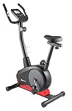 Hop-Sport Spark Heimtrainer Fahrrad - Fitnessgerät für Zuhause mit Pulssensoren & Computer, 8 Widerstandsstufen, Schwungmasse 9 kg - Fitnessbike für EIN max. Nutzergewicht von 120kg R