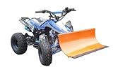 7,5 PS - Quad 'Speedy' ATV 125 ccm / Mit 1m breitem Schneeschieber / E-Starter + Automatik-Getriebe / Doppel-Sportauspuff / Bis 65 km/h / Fernbedienung + Alarm / Schneeschild S