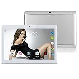 TYD 10.1' Zoll Tablet Android 9.0, Octa Core CPU 4GB RAM 64GB Speicher, Dual-SIM, 1920 * 1200 Full HD IPS Touchscreen,Dual Kamera, WiFi/WLAN/Bluetooth/GPS TYD-108(silbernen)