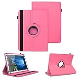 NAUC Universal Tasche Schutz Hülle Tablet Schutzhülle Tab Case Cover Bag Etui 10 Zoll, Farben:Pink, Tablet Modell für:Jay-Tech PC PA1070