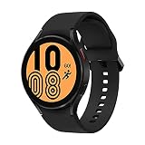 Samsung Galaxy Watch4, Runde Bluetooth Smartwatch, Wear OS, Fitnessuhr, Fitness-Tracker, 44 mm, Black inkl. 36 Monate Herstellergarantie [Exkl. bei Amazon]